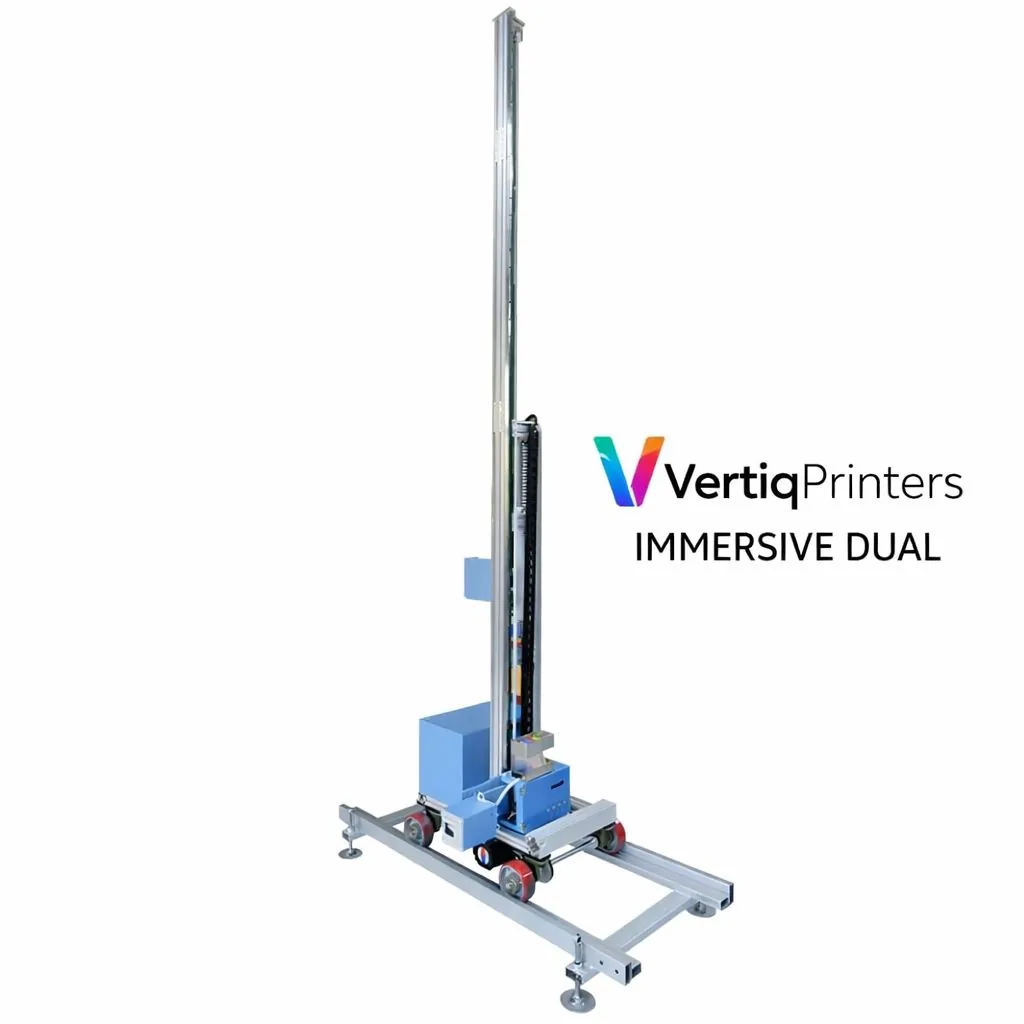 Vertiq Immersive Dual uv wall & floor printer — walls and floors, assembled and shipped from California
