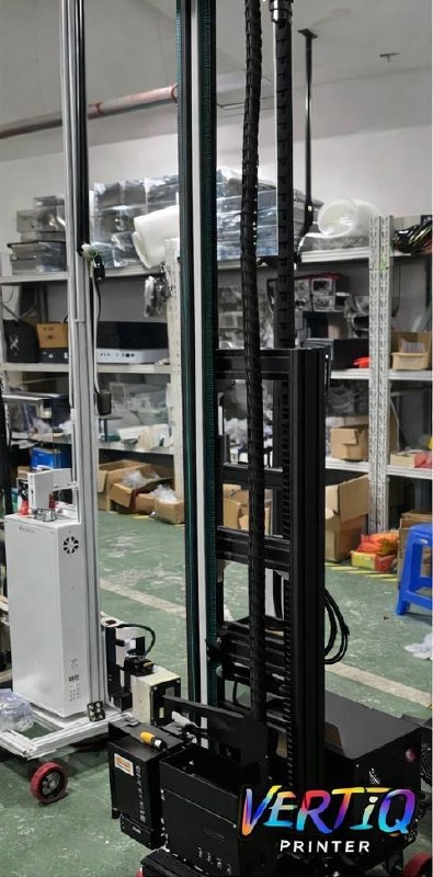 Vertiq printer mechanical detail — precision engineering