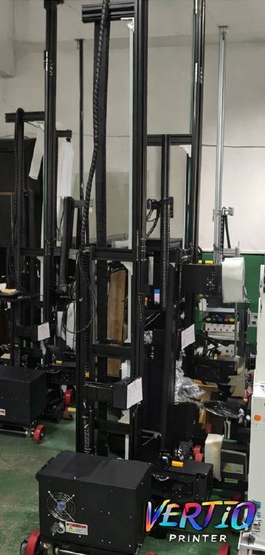 Vertiq printers in assembly — multiple units